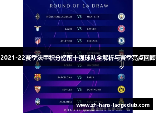 2021-22赛季法甲积分榜前十强球队全解析与赛季亮点回顾