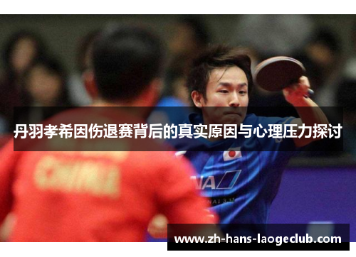 丹羽孝希因伤退赛背后的真实原因与心理压力探讨
