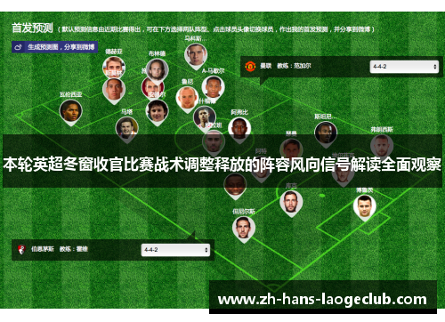 本轮英超冬窗收官比赛战术调整释放的阵容风向信号解读全面观察 本轮英超冬窗收官比赛战术调整释放的阵容风向信号解读全面观察